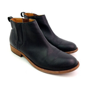 Kork Ease Velma Womens Size 8 Black Leather Chukka Ankle Bootie Boot Shoes